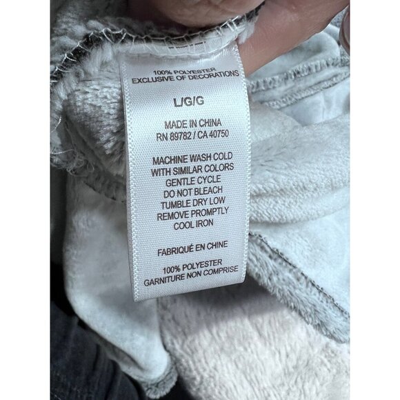 Natori Sherpa frosted lounger robe women size large - Picture 7 of 7